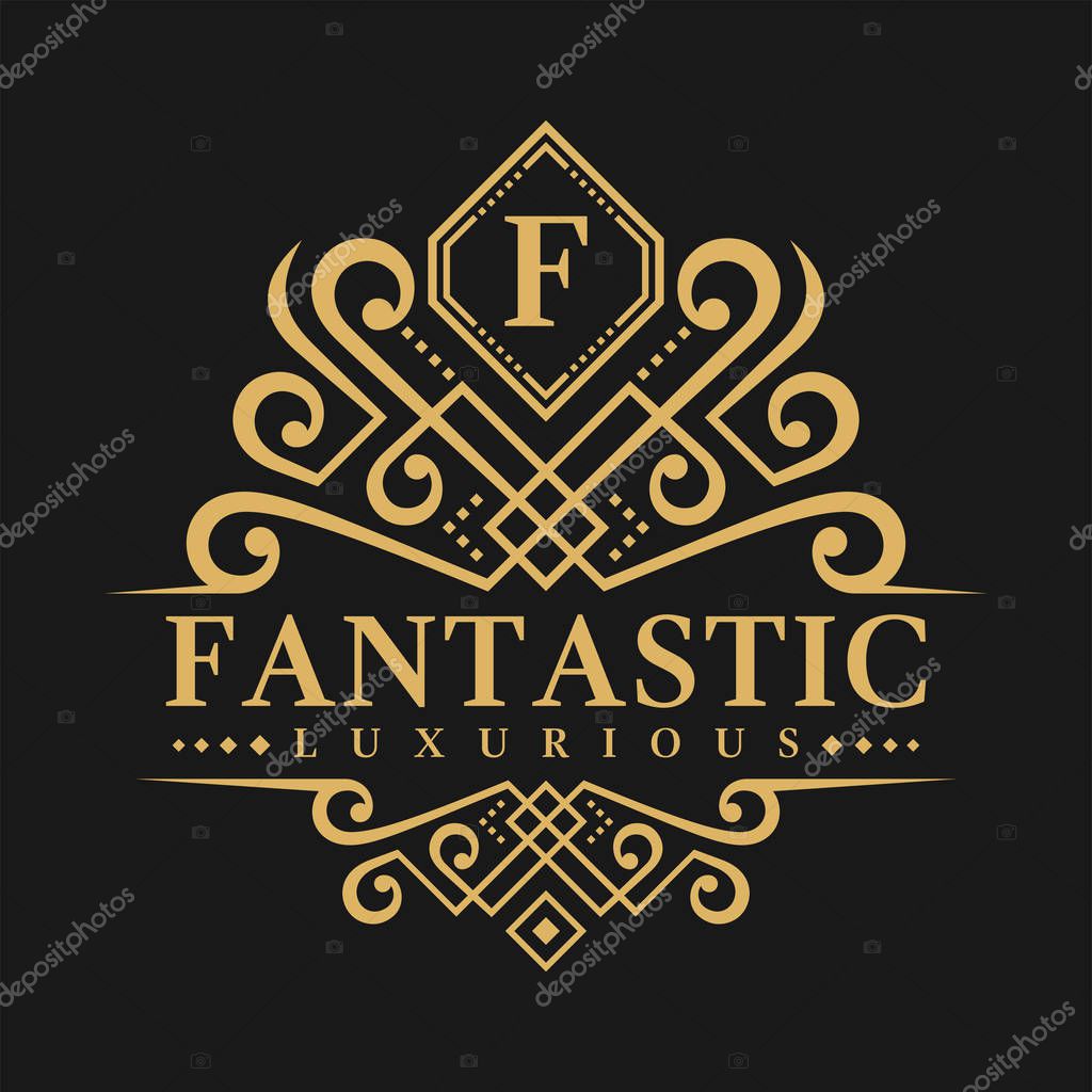 Letter F Logo - Classic Luxurious Style Logo Template