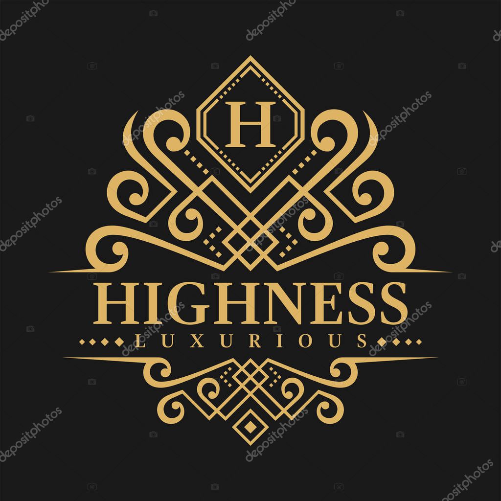 Letter H Logo - Classic Luxurious Style Logo Template