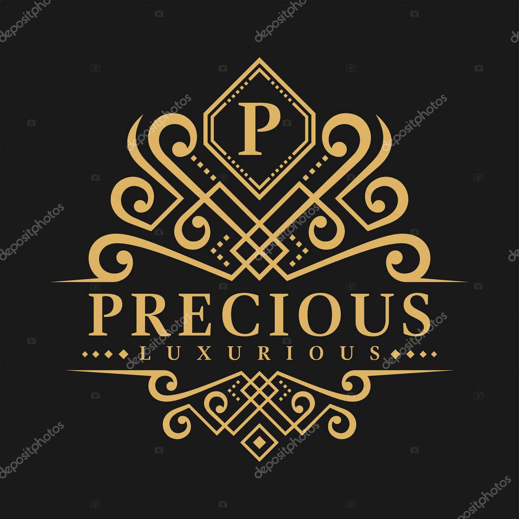 Letter P Logo - Classic Luxurious Style Logo Template