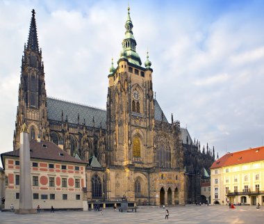 Prag 'da. Aziz Vitus Katedrali