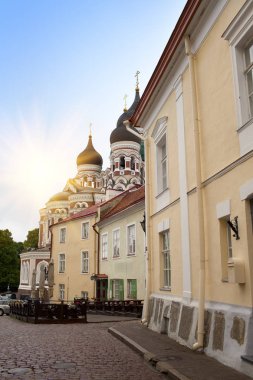 Alexander nevsky Katedrali. eski şehir, tallinn, Estonya