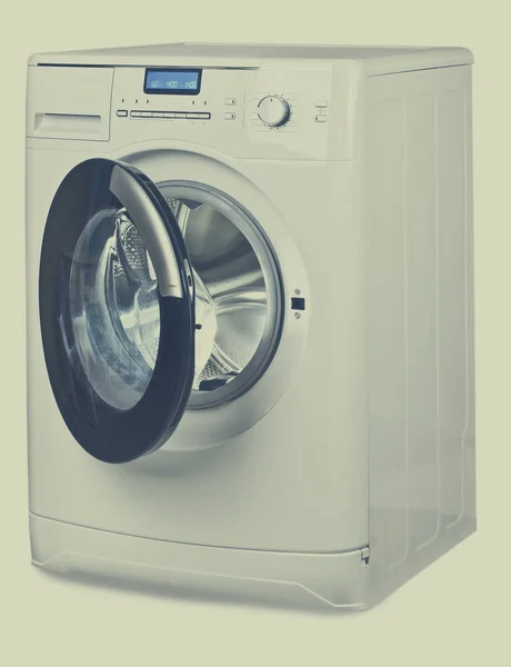 Máquina Lavar Roupa Efeito Retro — Fotografia de Stock
