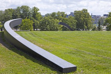 Tallinn, Estonya - 17 Haziran-2012:Monument 1994'te battı vardır Estonya feribot için. Tallinn. Estonya.