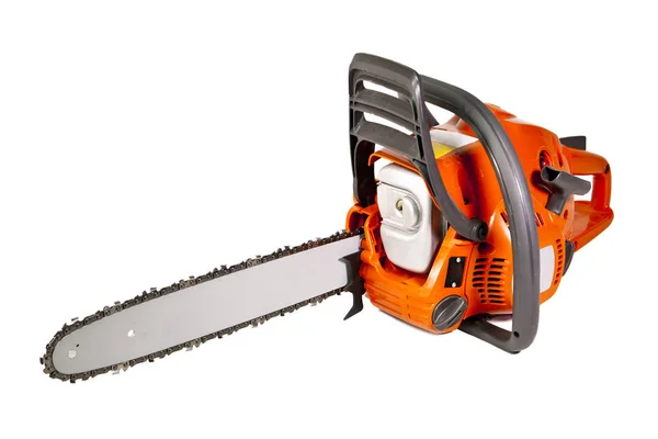 Chain Saw White Background — Stock Photo, Image