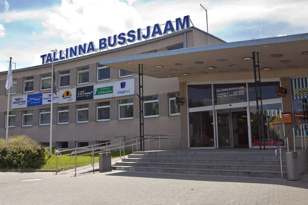 Tallinn Estland Juni 2012 Central Busstation — Stockfoto
