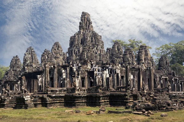 Древний Байон Xii Век Ангкор Вате Рим Рип Камбоджа — стоковое фото