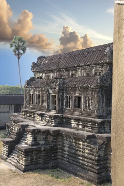 Angkor Wat Templo Colher Siem Cambodia — Fotografia de Stock