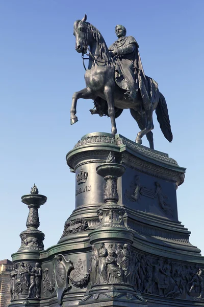 Monument King John Dresden Saxony German — Stock Photo, Image