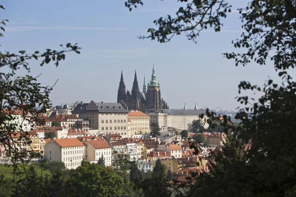 Vista Convés Observação Cidade Velha Praga República Checa — Fotografia de Stock