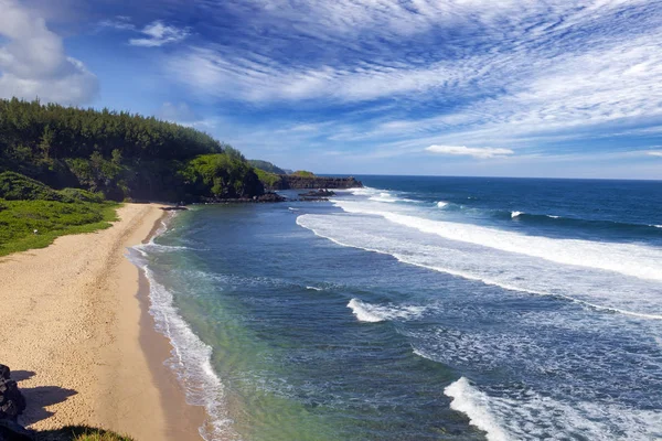 Grandes Olas Cabo Gris Gris Sur Mauricio — Foto de Stock