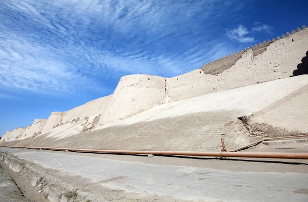 Uzbekistan Khiva Gamla Stadsmuren — Stockfoto