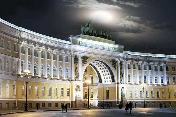 세인트 버그입니다 러시아 그리고 조명에 건물의 — 스톡 사진