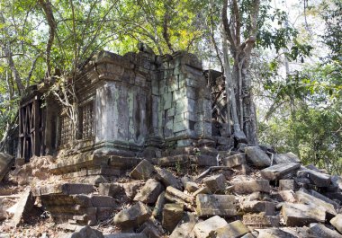 Beng Mealea tapınak harap Koh Ker karmaşık, Siem Reap, Kamboçya