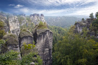 Sakson İsviçre, Almanca kayalarda Bastei