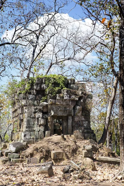 Ruina Prasat Leung Complejo Del Templo Koh Ker Camboya —  Fotos de Stock