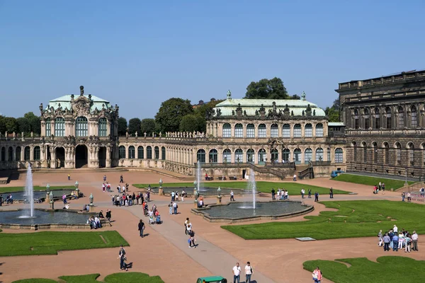 Dresden Deutschland September 2014 Zwinger Palast Xviii Jahrhundert Berühmtes Historisches — Stockfoto