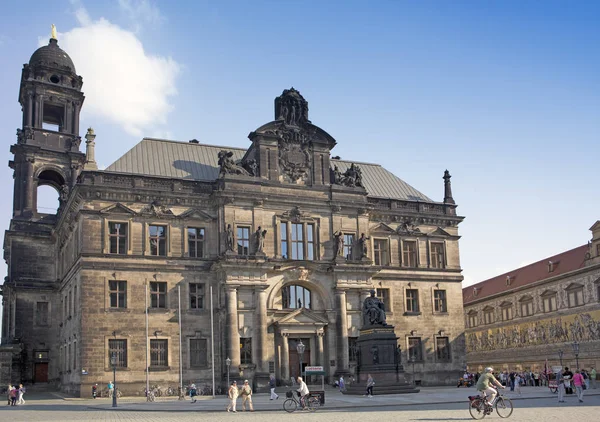 Dresden Deutschland September 2014 Das Denkmal Für Frederick Augustus König — Stockfoto