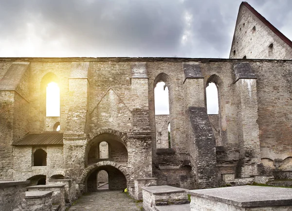 Ancient Ruined Brigitta Convent 1436 Year Pirita Region Tallinn Estonia — Stock Photo, Image