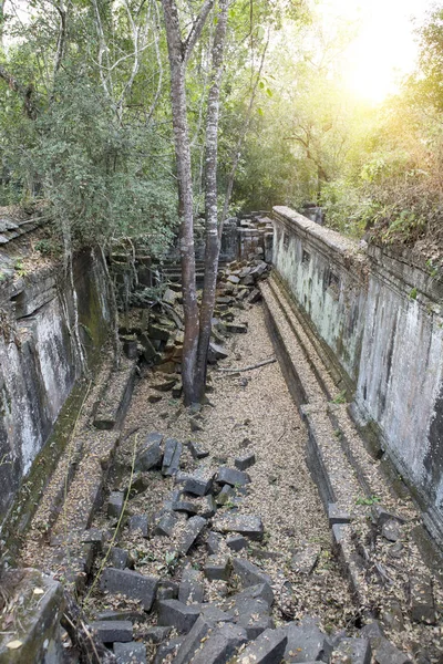 Ruiny Świątyni Beng Mealea Koh Ker Złożonych Siem Reap Kambodża — Zdjęcie stockowe