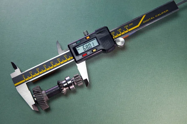 Measurement Details Digital Caliper — Stock Photo, Image