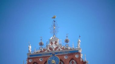 Riga, Letonya. Siyah nokta evi