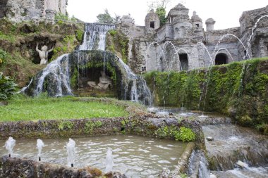 Villa d'Este(16th-century) Çeşme ve Bahçe, Tivoli, İtalya. UNESCO Dünya Miras Listesi.