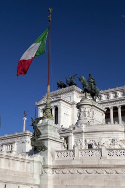 İtalya. Roma. Vittoriano'ya-anonim İtalya victor emmanuil II ilk kralı onuruna bir anıt