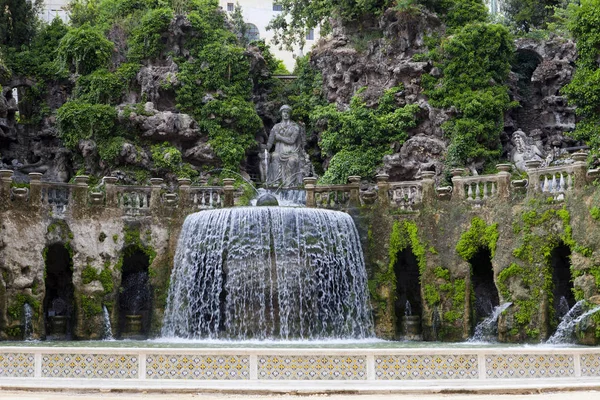 Villa Este Siglo Xvi Fuente Jardín Tivoli Italia Patrimonio Humanidad —  Fotos de Stock