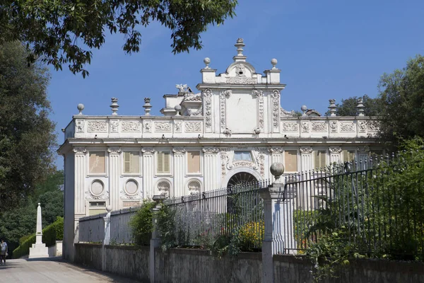 Vista Galleria Borghese Villa Borghese Xviii Maior Parque Público Século — Fotografia de Stock