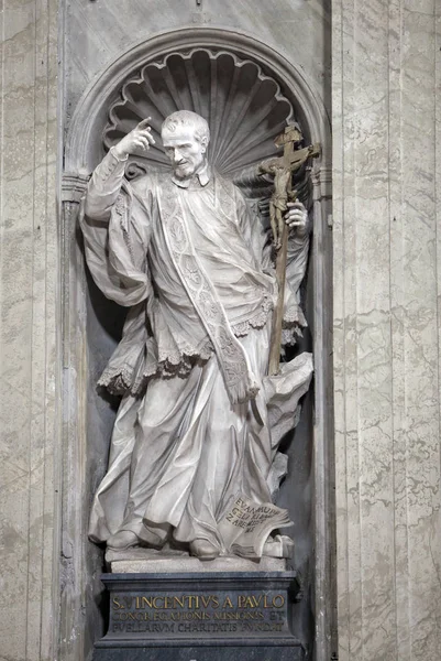 Vatican Mai 2011 Statue Der Basilika Des Heiligen Petrus — Stockfoto
