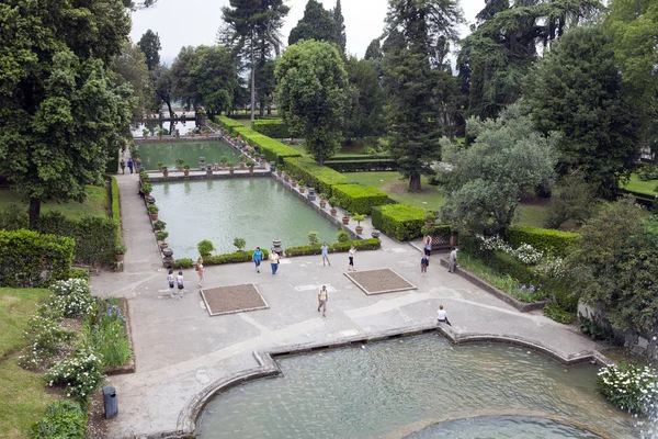 Italië Tivoli Mei 2011 Villa Este 16Th Century Fontein Tuin — Stockfoto