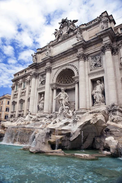ローマ イタリアのトレビの泉 フォンタナ トレビ — ストック写真