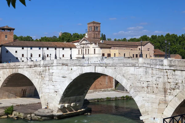 Embankment Tiber River Roma Italia — Foto de Stock