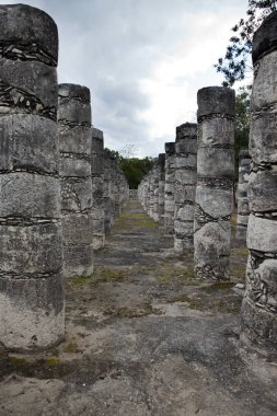 1000 karmaşık ayağı chichen Itza sitesi, yucatan, Meksika