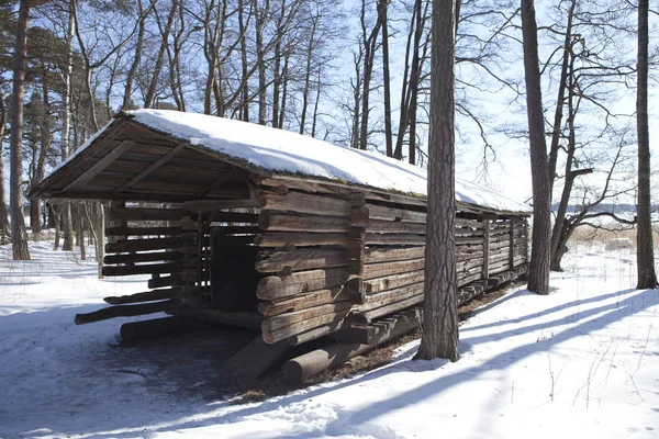 Antiguo Granero Madera Museo Aire Libre Seurasaari Island Helsinki Finlandia — Foto de Stock