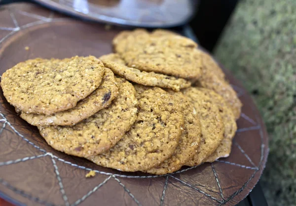 オートミール クッキー シャープの奥行き — ストック写真