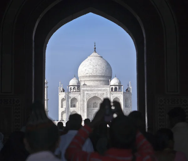 Puerta Complejo Taj Mahal India — Foto de Stock