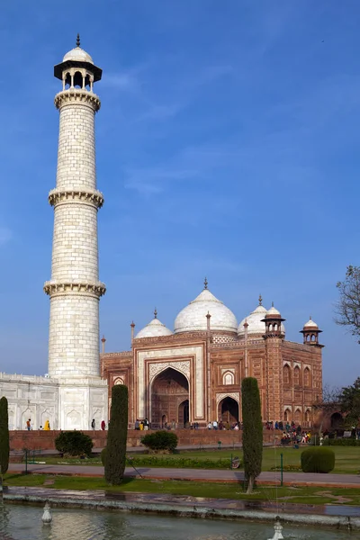 Mosquée Dans Territoire Taj Mahal Indiaia — Photo