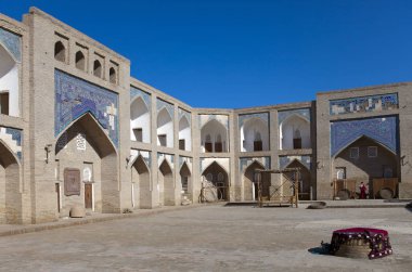 Antik Bina avlusu. Özbekistan. Hiva.