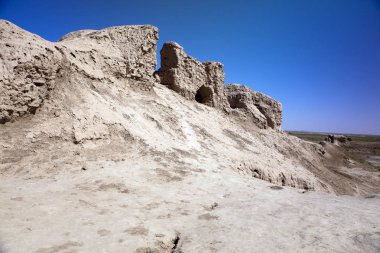Antik yerleşimin Toprak-Kala-kil fortres