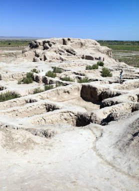 Antik yerleşimin Toprak-Kala-kil kale