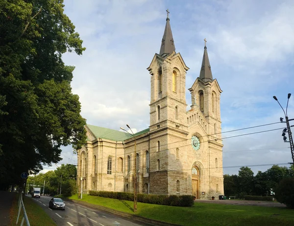 Église Charles Kaarli Kirik Église Luthérienne Tallinn Estonie — Photo
