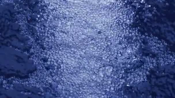 Jacuzzi bathtub air bubbles underwater view, slow motion — Stock Video