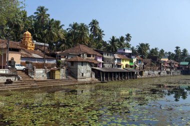 Hindistan. Gokarna. kutsal rezervuar