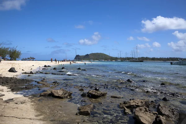 Mauritius Steinige Landschaft Der Insel Gabriel — Stockfoto