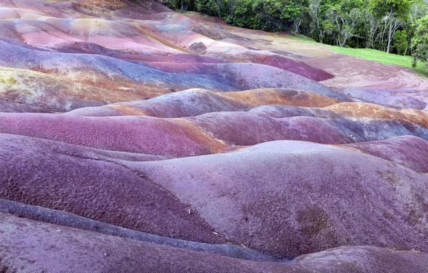 Meest Bekende Toeristische Plek Van Mauritius Aarde Van Zeven Kleuren — Stockfoto