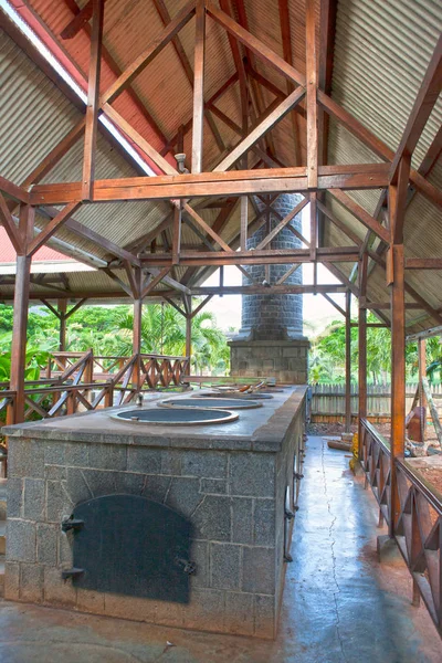 Ancient Small Factory Rum Distillation — Stock Photo, Image