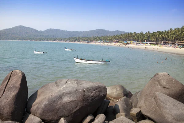 Spiaggia Tropicale Palolem Goa India — Foto Stock