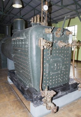 Mauritius - Nisan 29, 2012: ekipman - çay faktörü müzede sergiler