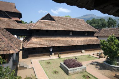 Trivandrum maharaja antik ahşap saray Padmanabhapuram, Hindistan